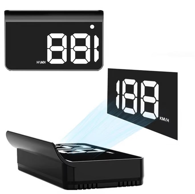 ๐ Head-Up Display Car GPS Digital Speedometer โ HUD for Cars, Trucks & Motorcycles