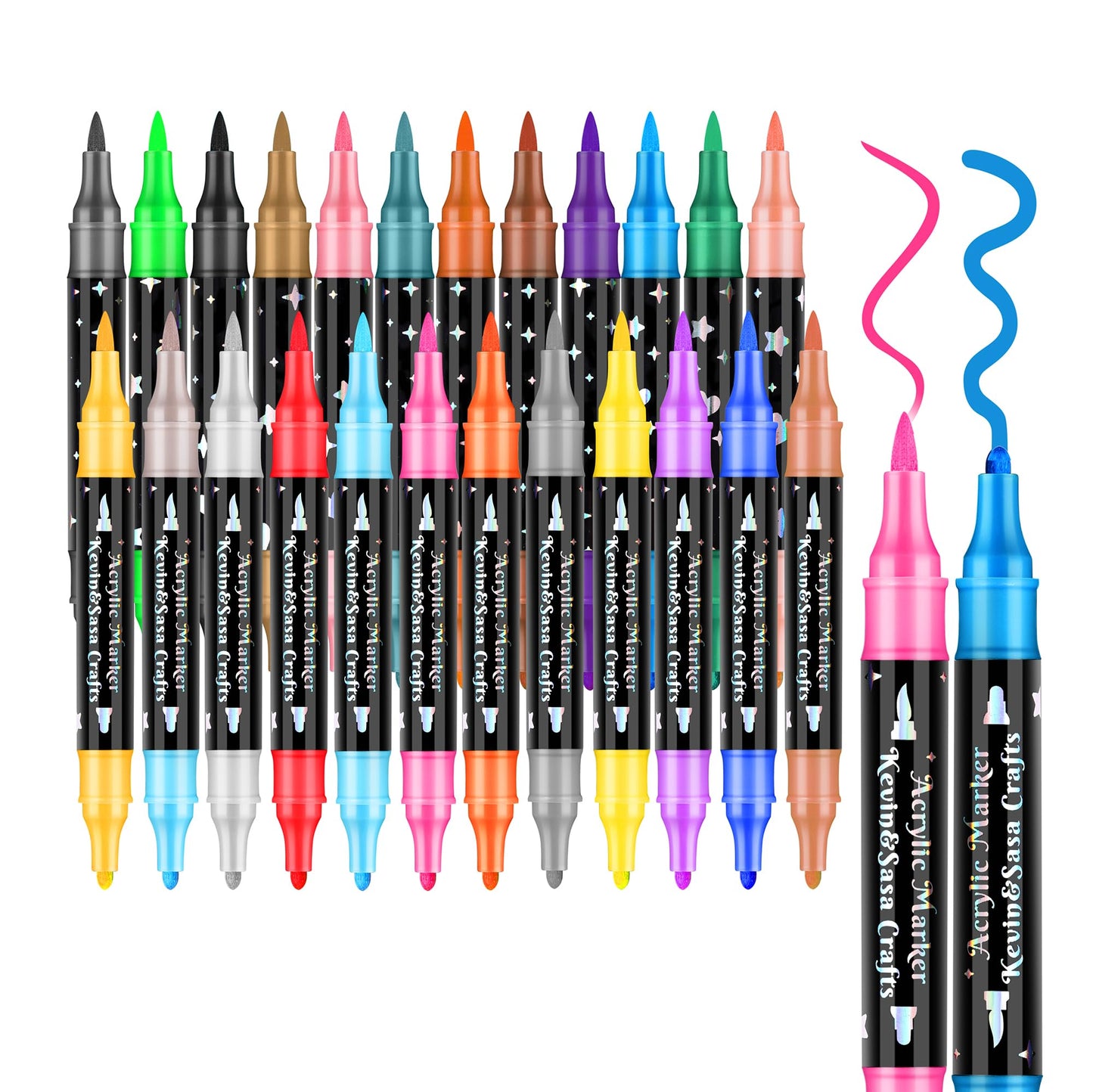 ๐๏ธ 50% OFF NOW! โจ Dual-Tip Glitter Marker Pen - Vibrant Colors for Art/Journaling/Scrapbooking, Non-Toxic & Quick-Drying ๐จ๐