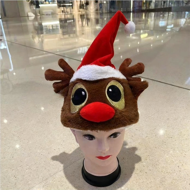 💇♀️✨Hot Sale 49%🔥🏆Flash Sale⚡Interactive Plush Christmas Character Hat