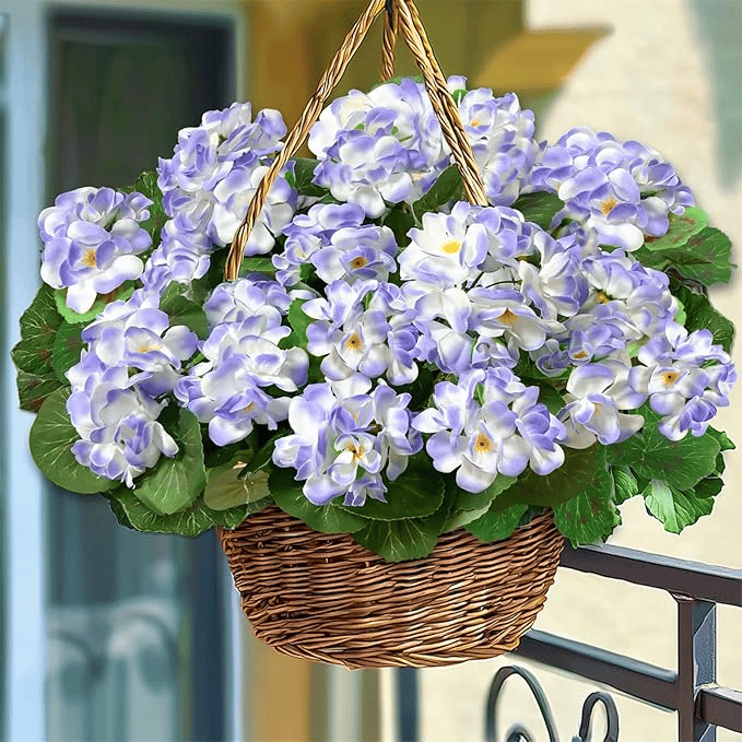 🔥Last Day 49% OFF--💐 UV Resistant Lifelike Artificial Geranium Flowers 💖