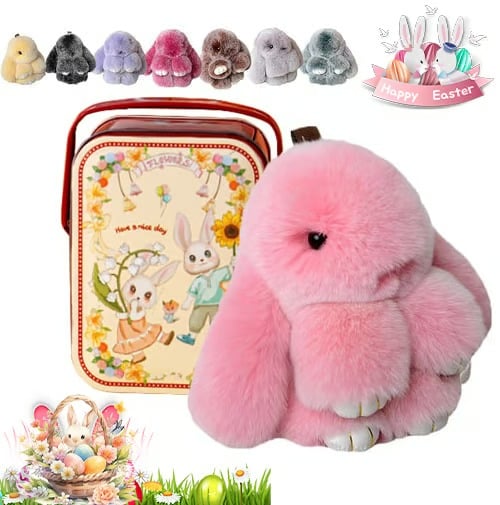 🏆Only $9.99-Last Day Promotion! 🐰 Handmade Soft Bunny Charms