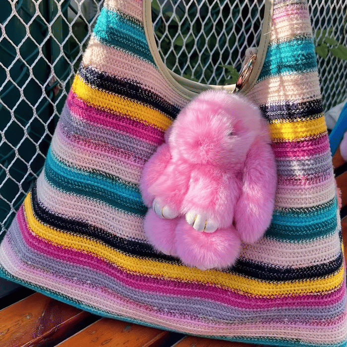 🐰Easter Early Bird Special 40% OFF🪅Handmade Soft Bunny PomPom Charms
