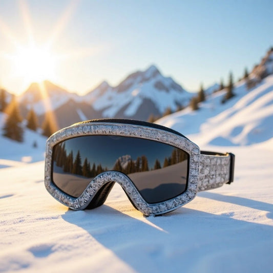 🔥Last Day 50% OFF - ✨Ski Goggle Shaped Adjustable Ring - Unique Winter Sports Jewelry for Ski Enthusiasts