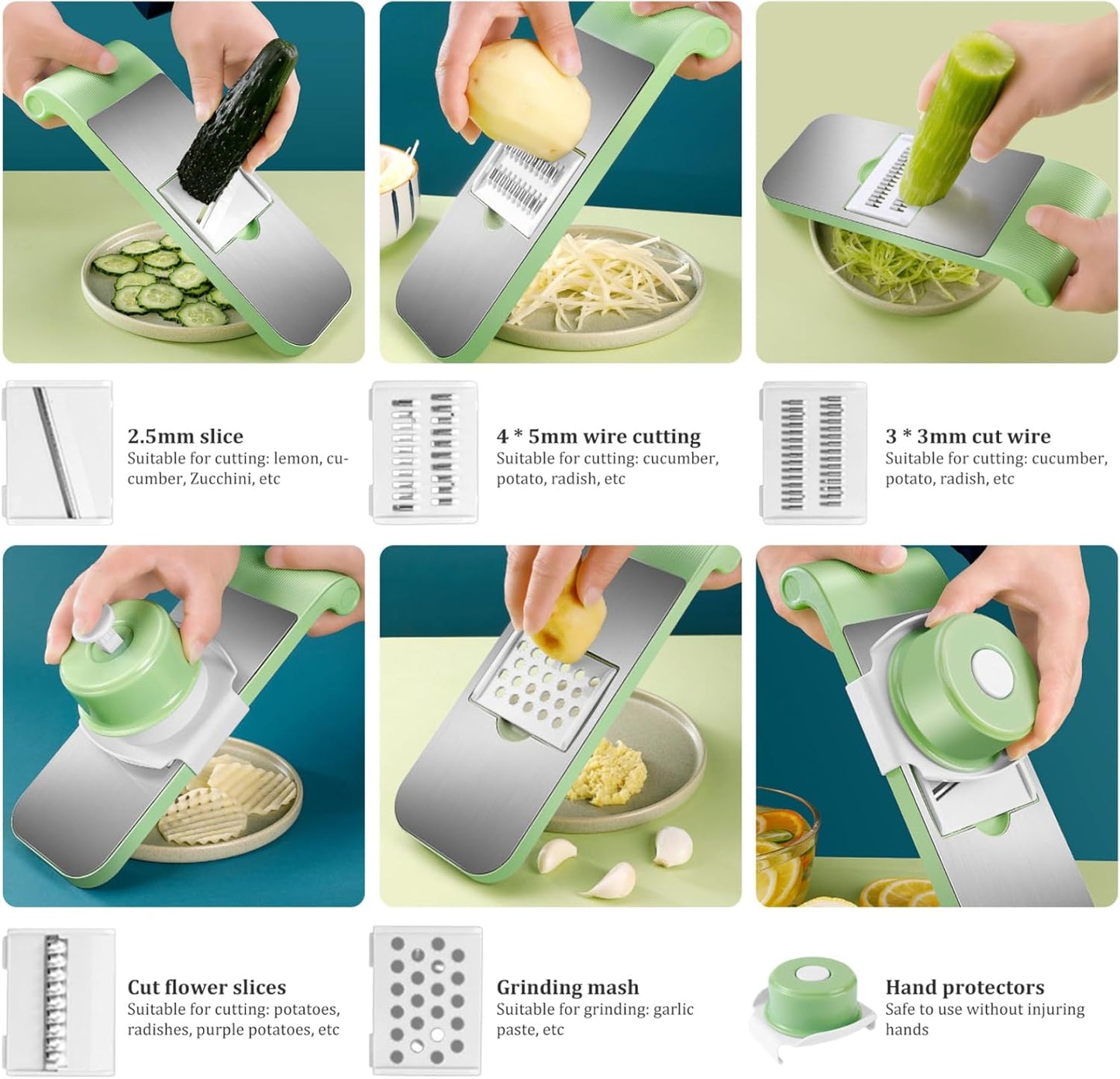 5-in-1 Multifunction Vegetable Cutter