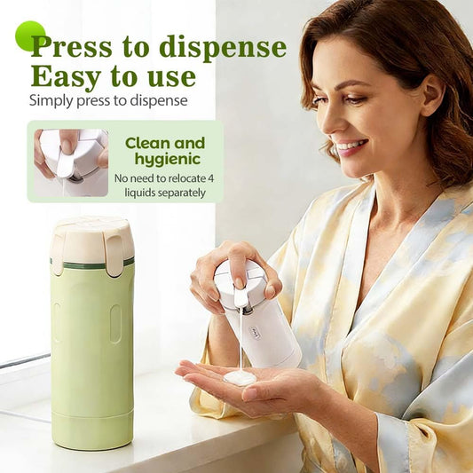 🔥Last Day 50% Off-✨4-in-1 Travel Dispenser Bottle