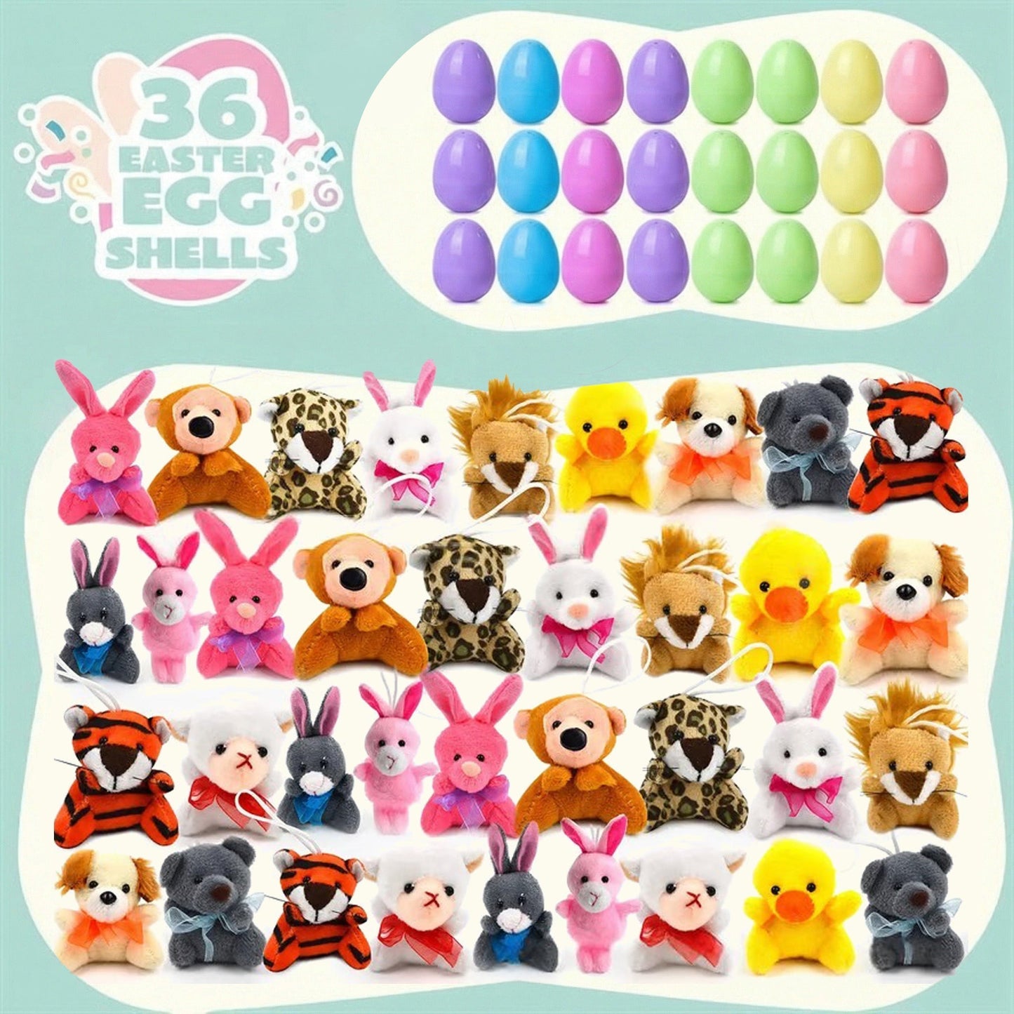 🔥Limited Time 49% Off✨Prefilled Easter Eggs with Plush Toys