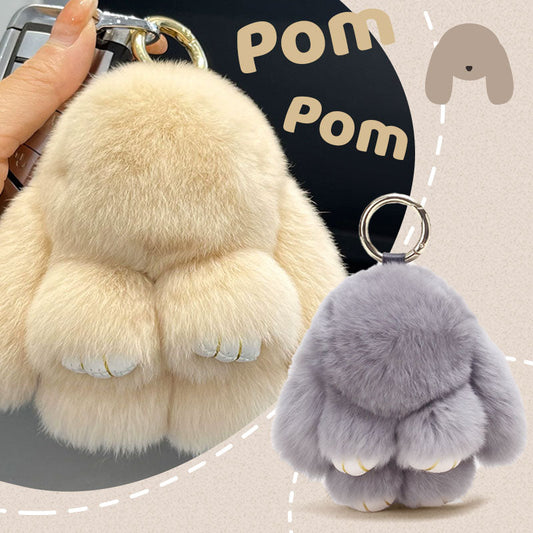 🐰Easter Early Bird Special 40% OFF🪅Handmade Soft Bunny PomPom Charms