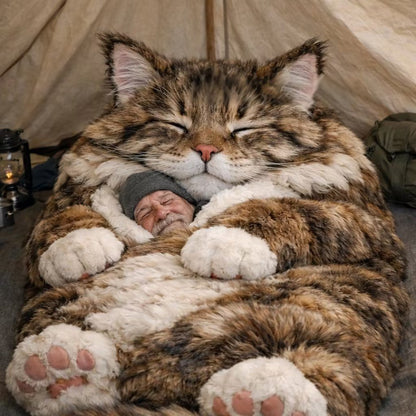 ⏰Hot Sale 46% off🐱 Fluffy cat sleeping bagy💤