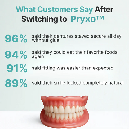Ends Today: 70% OFF! Pryxo™? Custom-Fit Full Functional DenturesMake you more confident
