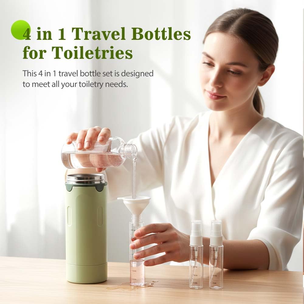 🔥Last Day 50% Off-✨4-in-1 Travel Dispenser Bottle
