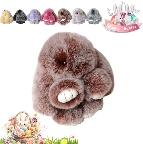 🏆Only $9.99-Last Day Promotion! 🐰 Handmade Soft Bunny Charms