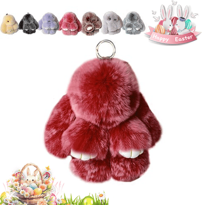 🏆Only $9.99-Last Day Promotion! 🐰 Handmade Soft Bunny Charms