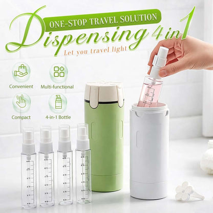 🔥Last Day 50% Off-✨4-in-1 Travel Dispenser Bottle