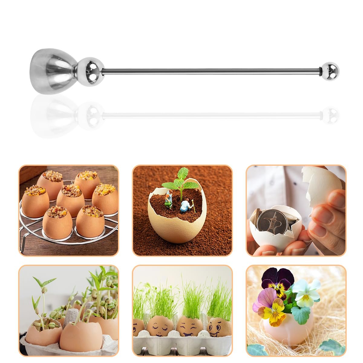🔥Stainless Steel Egg Cracker Tool🍳🥚