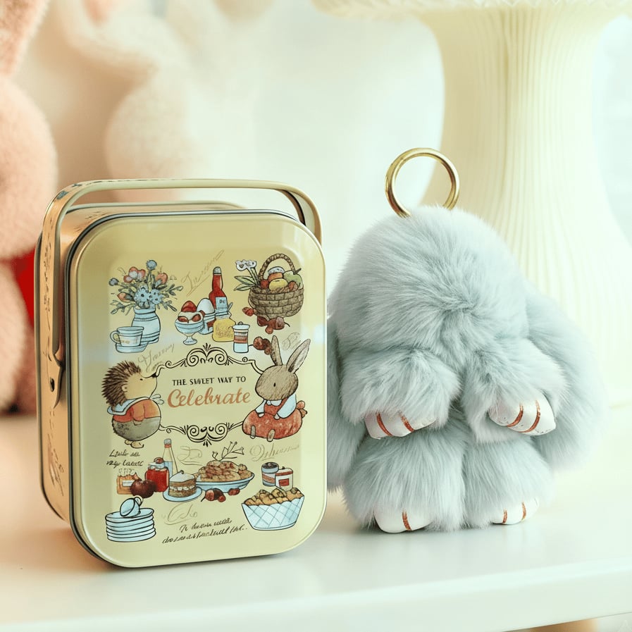 🐰Easter Early Bird Special 40% OFF🪅Handmade Soft Bunny PomPom Charms