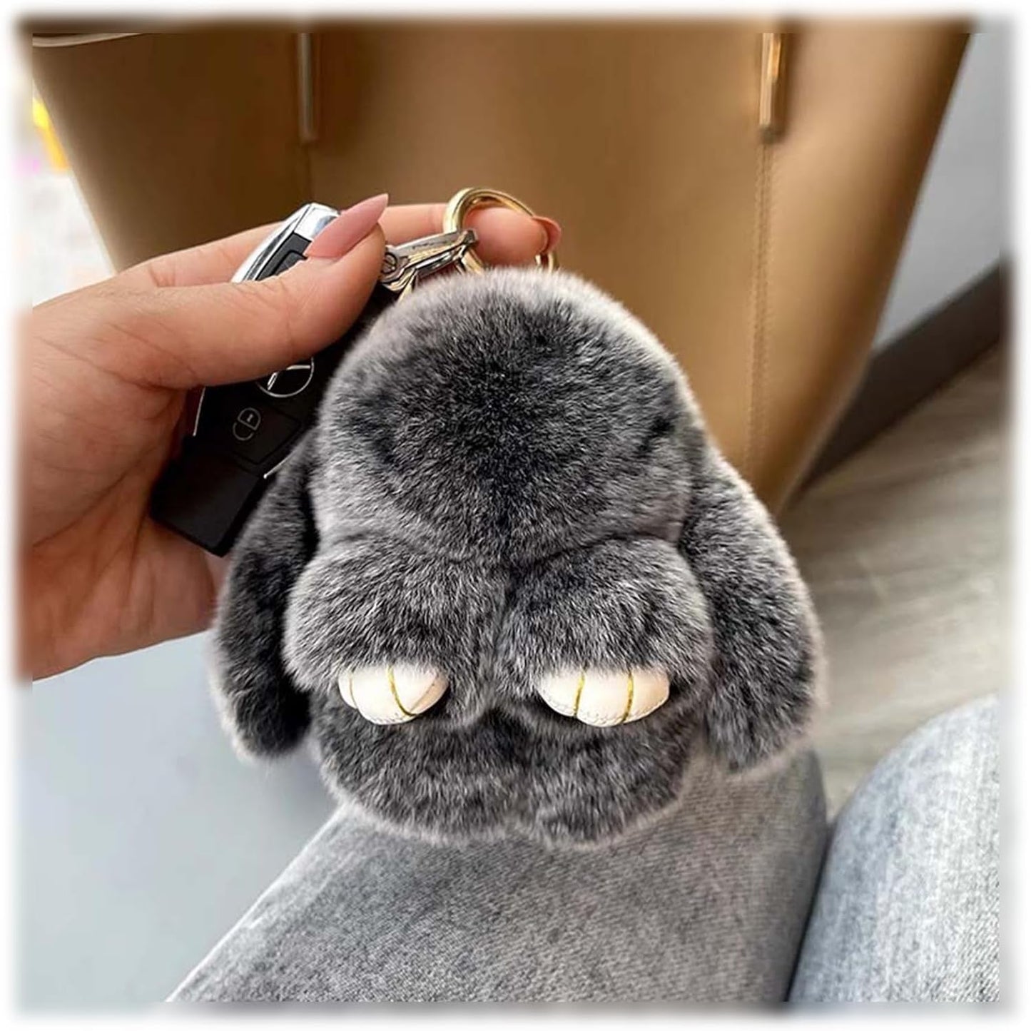 🏆Only $9.99-Last Day Promotion! 🐰 Handmade Soft Bunny Charms