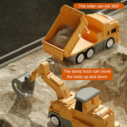 🔥🎁Magnetic Transform Engineering Car Assembled Toys