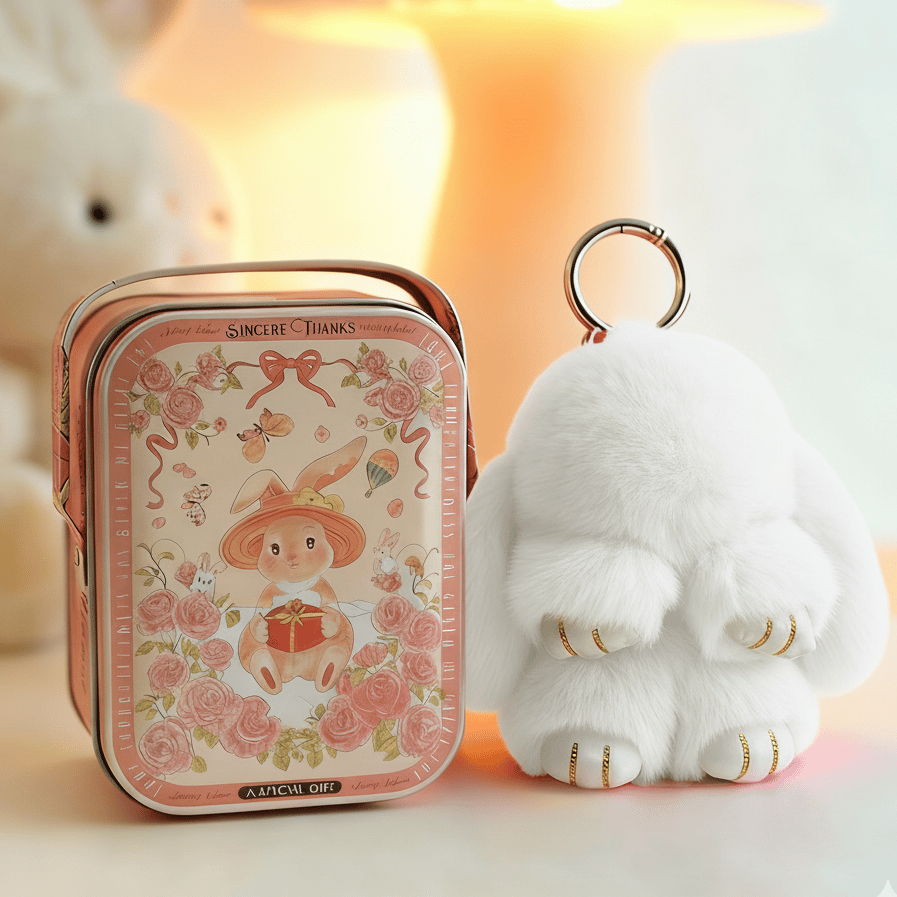 🐰Easter Early Bird Special 40% OFF🪅Handmade Soft Bunny PomPom Charms