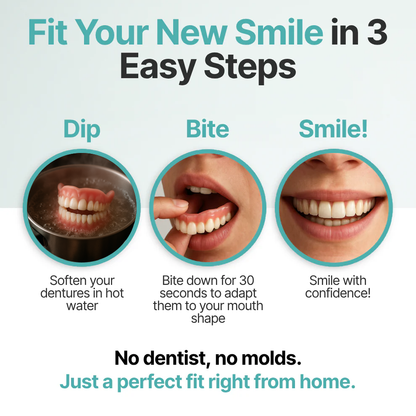 Ends Today: 70% OFF! Pryxo™? Custom-Fit Full Functional DenturesMake you more confident
