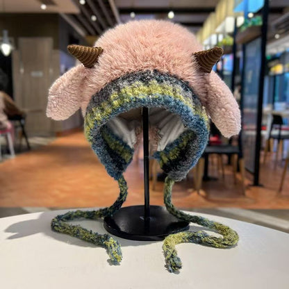 🦌Creative Antler Hat & Bag 2-in-1 – Practical and Adorable