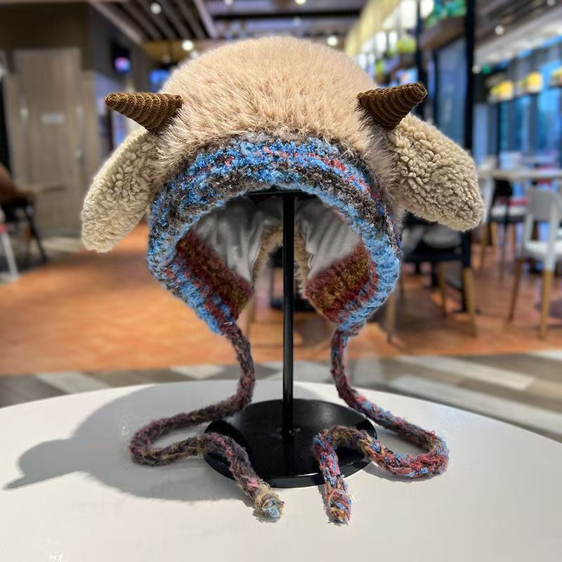 🦌Creative Antler Hat & Bag 2-in-1 – Practical and Adorable