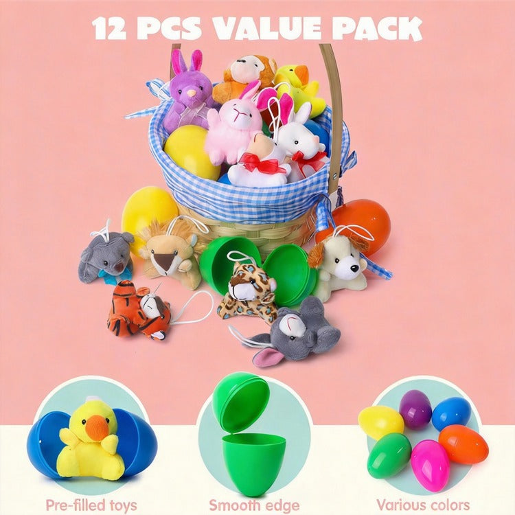 🔥Limited Time 49% Off✨Prefilled Easter Eggs with Plush Toys