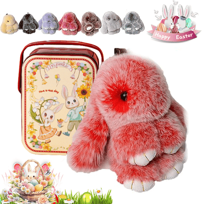 🏆Only $9.99-Last Day Promotion! 🐰 Handmade Soft Bunny Charms