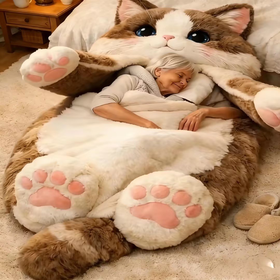 ⏰Hot Sale 46% off🐱 Fluffy cat sleeping bagy💤