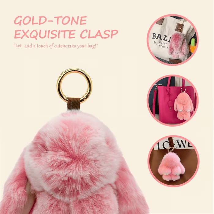 🐰Easter Early Bird Special 40% OFF🪅Handmade Soft Bunny PomPom Charms