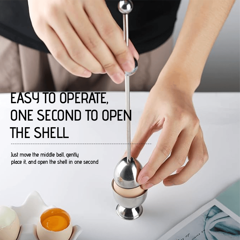 🔥Stainless Steel Egg Cracker Tool🍳🥚