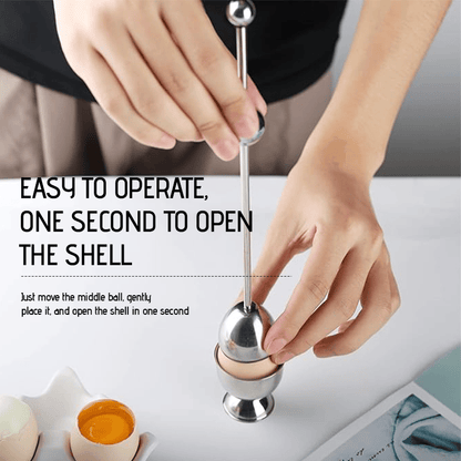 🔥Stainless Steel Egg Cracker Tool🍳🥚