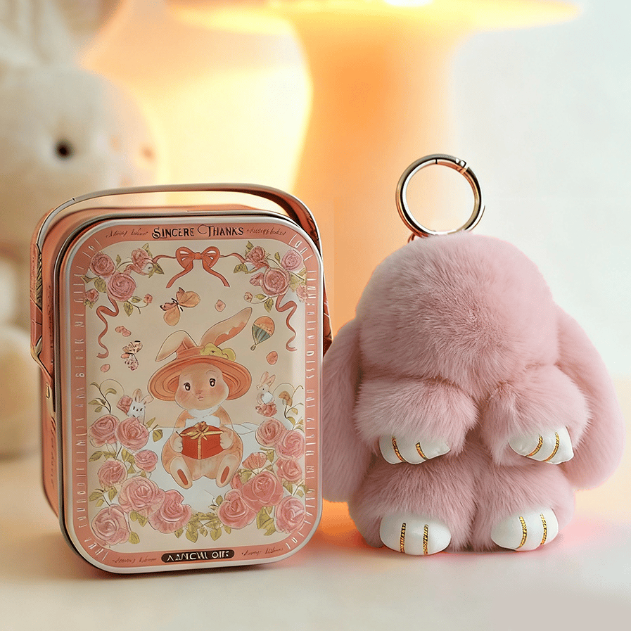 🐰Easter Early Bird Special 40% OFF🪅Handmade Soft Bunny PomPom Charms