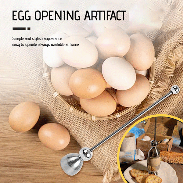 🔥Stainless Steel Egg Cracker Tool🍳🥚