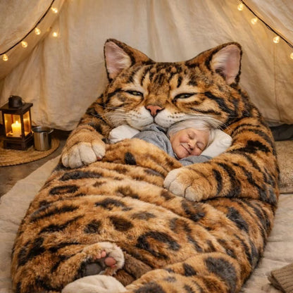 ⏰Hot Sale 46% off🐱 Fluffy cat sleeping bagy💤