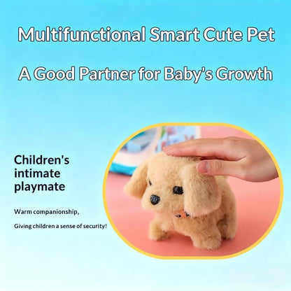 New Realistic Robotic Dog Plush Toy – Interactive Puppy That Walks, Barks & Wags Tail