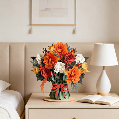 🏆55K+ SOLD! 🌼💌 Forever-Blooming 3D Flower Pop-Up Card– Personalized Love Message & Everlasting Bloom 🎁