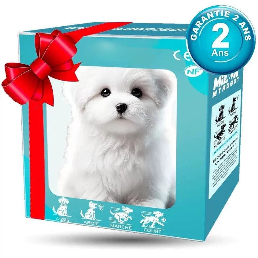 New Realistic Robotic Dog Plush Toy – Interactive Puppy That Walks, Barks & Wags Tail