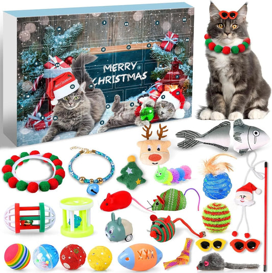 🥳Countdown Cat & Dog Toys Advent Calendar🐾
