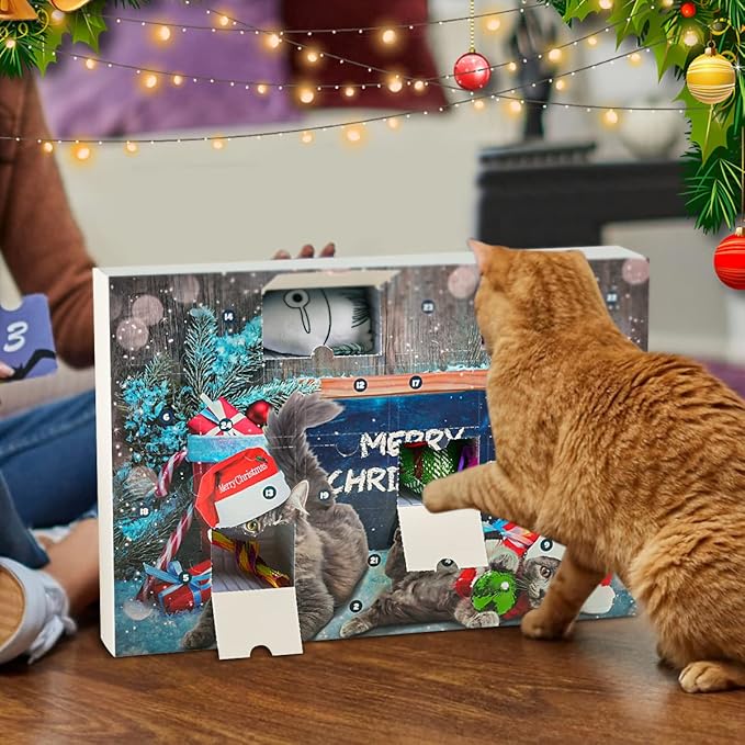 🥳Countdown Cat & Dog Toys Advent Calendar🐾