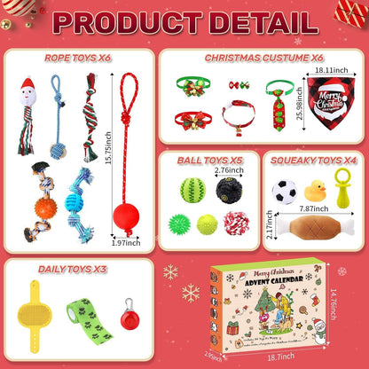 🥳Countdown Cat & Dog Toys Advent Calendar🐾