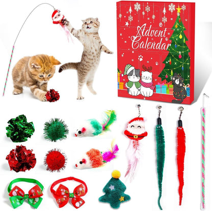 🥳Countdown Cat & Dog Toys Advent Calendar🐾