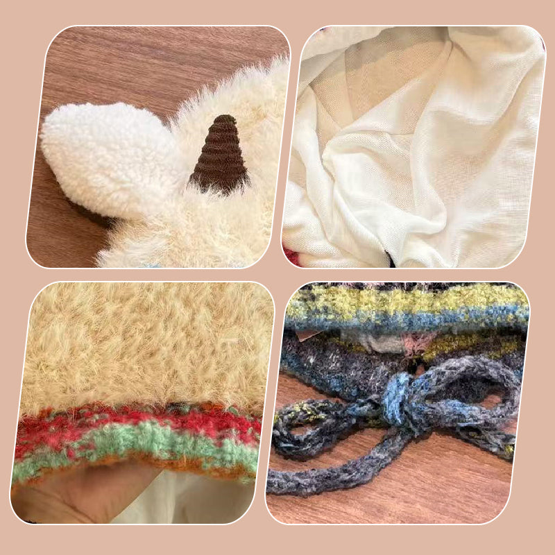 🦌Creative Antler Hat & Bag 2-in-1 – Practical and Adorable
