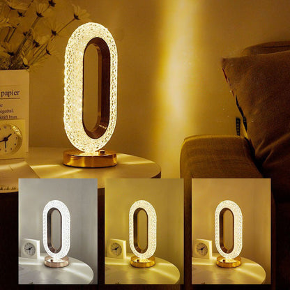 50K+ SOLD! 🎁Rechargeable Luxury Crystal LED Night Light Lamp