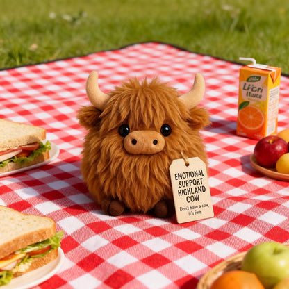 50% OFF🎁Emotional Support Highland Cow Plush🎉