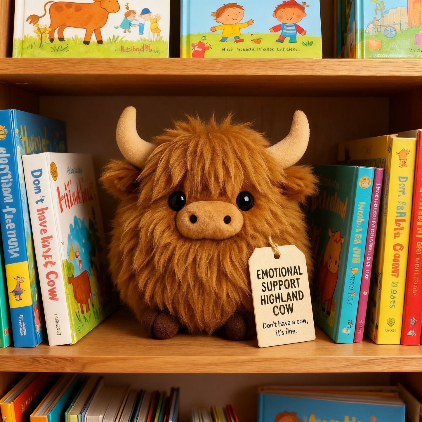 50% OFF🎁Emotional Support Highland Cow Plush🎉