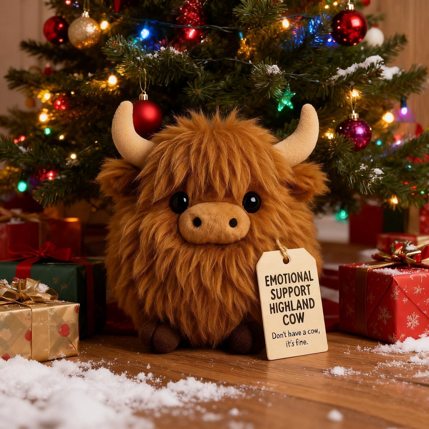 50% OFF🎁Emotional Support Highland Cow Plush🎉