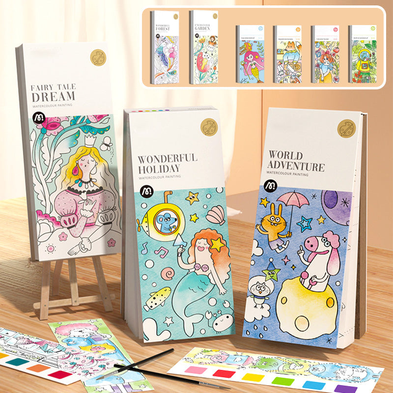 40% OFF!🧑‍🎨Watercolor Painting Book