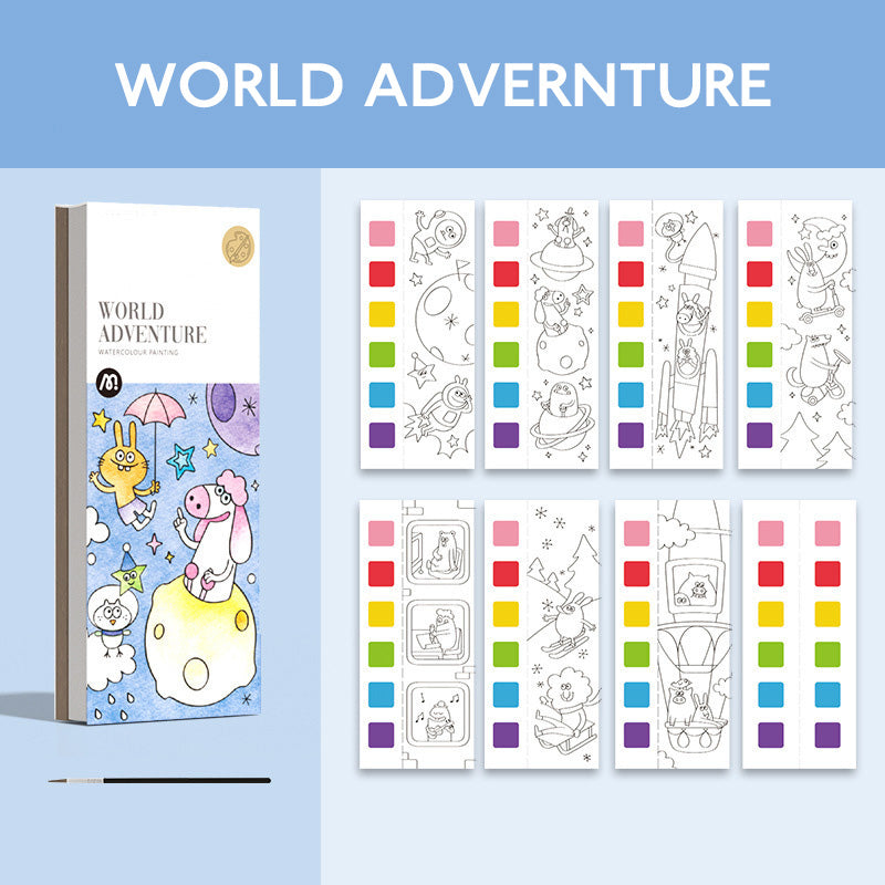 40% OFF!🧑‍🎨Watercolor Painting Book