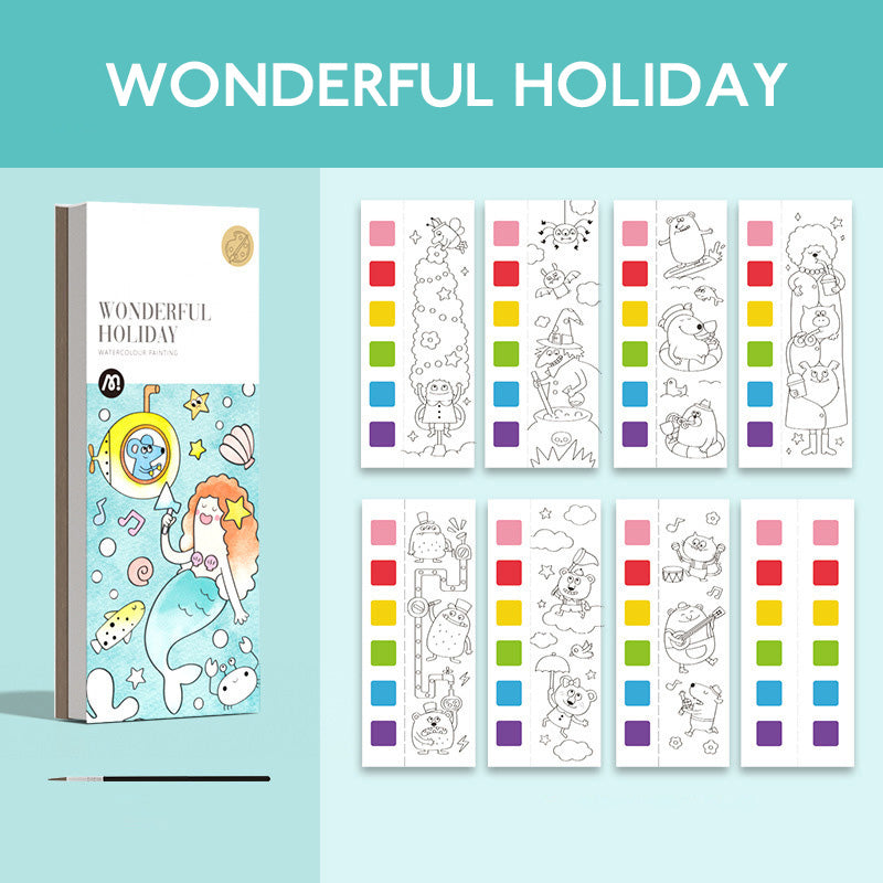 40% OFF!🧑‍🎨Watercolor Painting Book