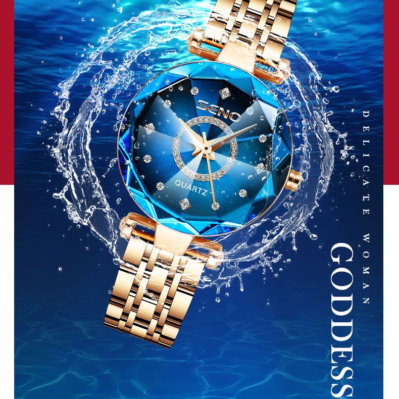 ⌚ TIME-LIMITED SPECIAL: 40% OFF + BUY 2 FREE SHIPPING! 💎 Elegant Shining Watch – Crystal Dial, Stainless Steel Band & Water-Resistant for Daily Wear ✨📦
